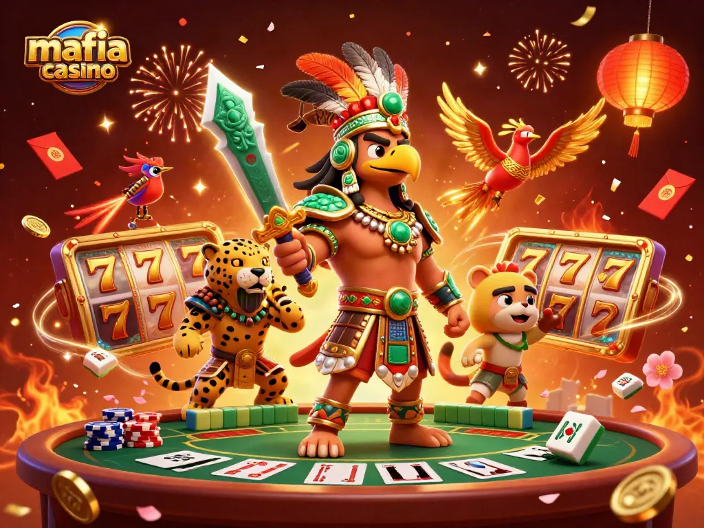 Engage with mafia casino excitement through dynamic characters and vibrant gaming elements.