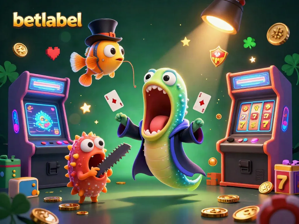 Engage in thrilling action with betlabel, showcasing a magical scene of deep-sea creatures performing dazzling tricks.